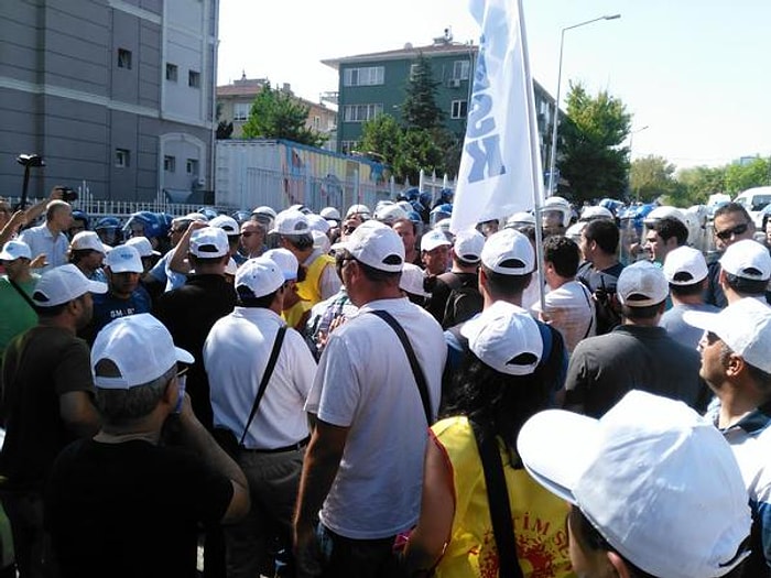 Toplu Sözleşme Görüşmeleri Öncesi KESK Üyelerine Polis Müdahalesi