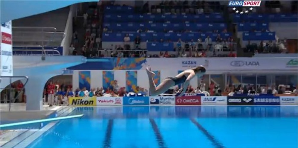 Profesyonel Sporcudan Dünyanın En Kötü Tramplen Atlayışı