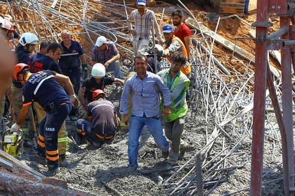 8. İzmir'de Viyadük İnşaatında İskele Çöktü: 1 İşçi Öldü, 3 İşçi Enkaz Altında