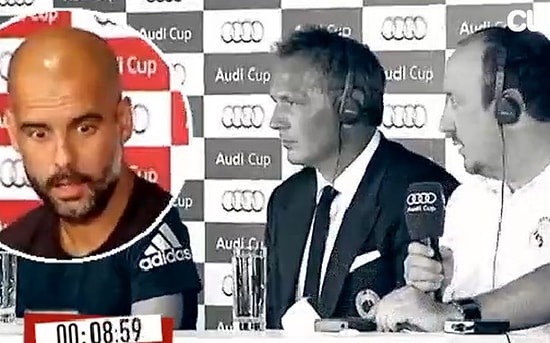 Basın Toplantısı Sırasında Alemler Arası Yolculuk Yapan Guardiola