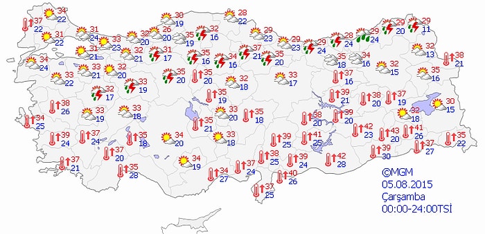 Meteoroloji'den 5 İle Kuvvetli Yağış Uyarısı