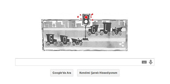 İlk Trafik Lambası Doodle Oldu!