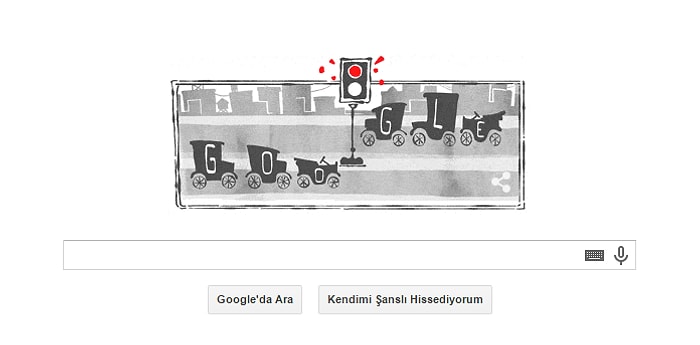 İlk Trafik Lambası Doodle Oldu!