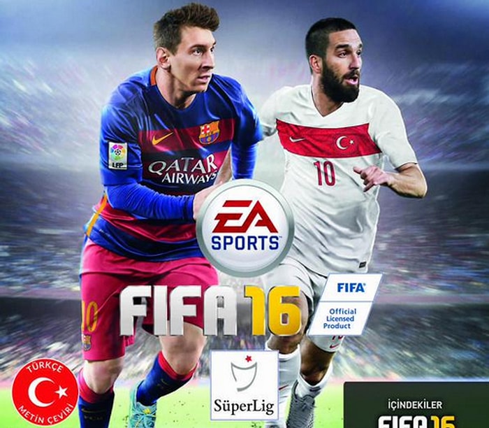 Türkçe Dil Desteğiyle Çıkacak Olan FIFA16'nın Kapağında Arda Turan Yer Alacak