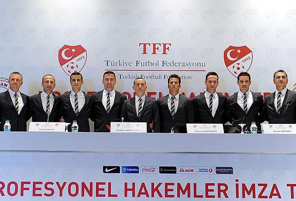 TFF 9 Hakemle Profesyonel Sözleşme İmzaladı