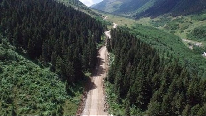 Yeşil Yol Yaylaları Ortadan Bölmeye Başladı