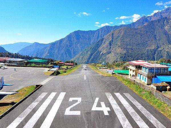 13. Tenzing-Hillary Havaalanı - Lukla Nepal