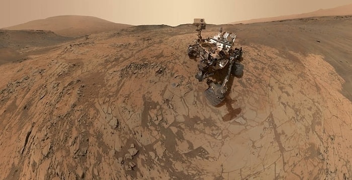 3 Yıldır Mars Görevinde Olan Kaşif Robotu Curiosity'nin Gönderdiği Fotoğraflar