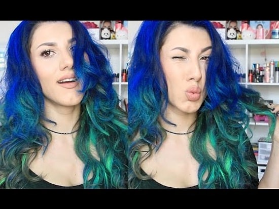 Geçici Sprey ile Saç Boyamak | Gokceslife