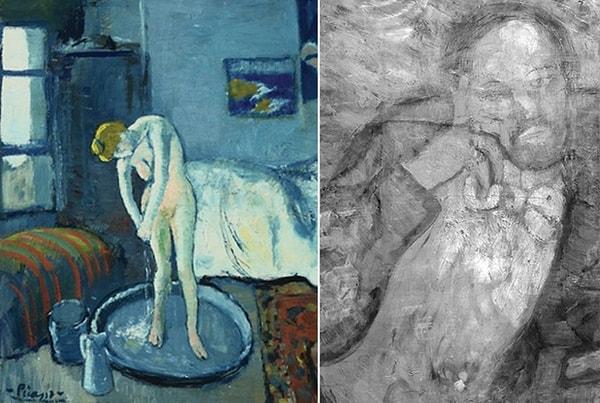3. Pablo Picasso'nun Mavi Oda'sındaki bıyıklı adam
