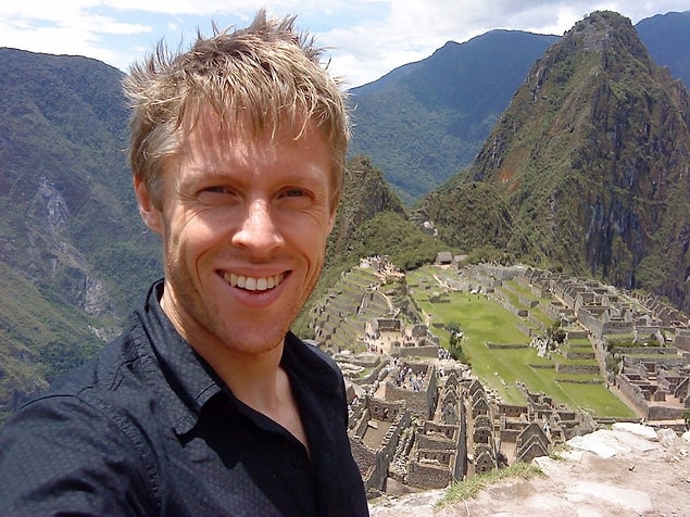 Gunnar Peru'yu ziyaret ettiğinde İnka antik şehri Machu Picchu'yu görmeden dönmemiş.