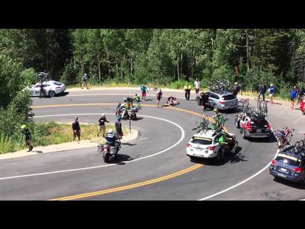 Virajı Alamayan Bisikletçinin Araca Çarpması