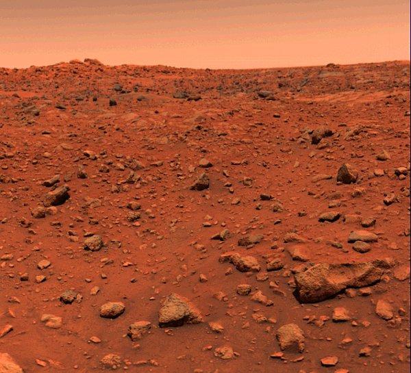 13. Mars'ın ilk renkli fotoğrafı, Viking 1