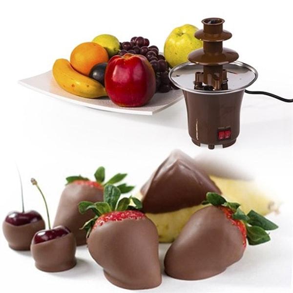 11. Evinizde çikolata şelalesi olsun istemez misiniz?