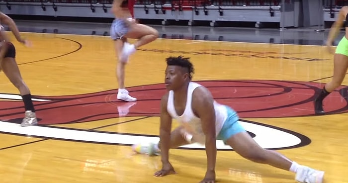 Miami Heat'in Ponpon Kızları Seçmelerine Katılan Yetenekli Erkek