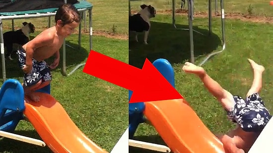 Havuza Atlama Konusunda Bir Hayli Beceriksiz Olan Çocuklar