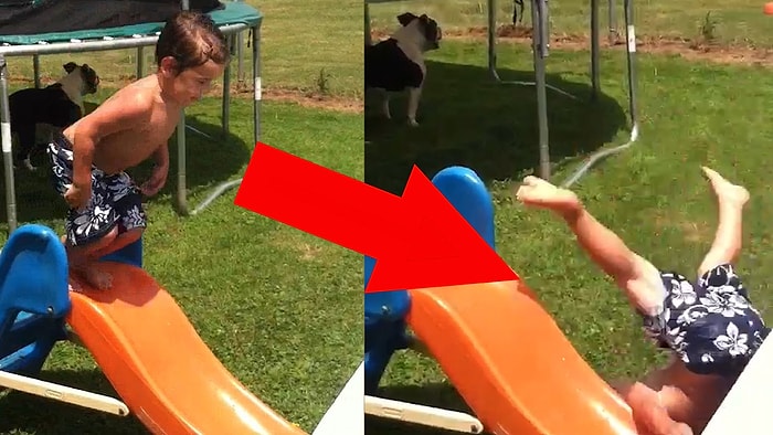 Havuza Atlama Konusunda Bir Hayli Beceriksiz Olan Çocuklar