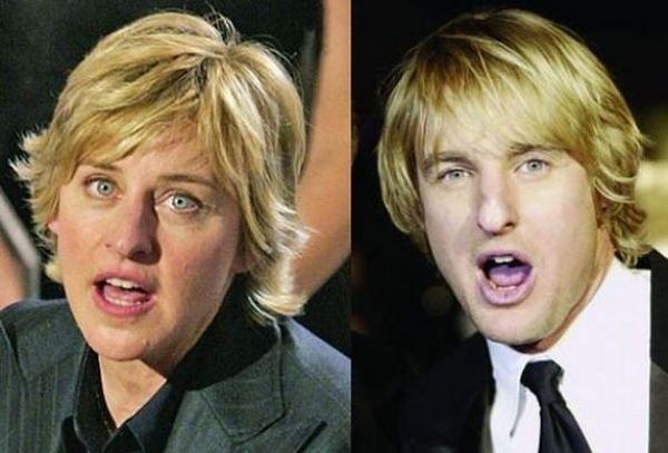 13. Ellen DeGeneres ve Owen Wilson