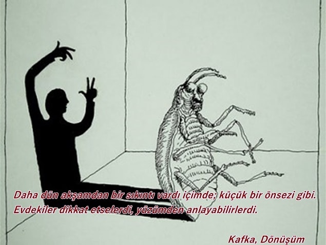 Senin cümlen Kafka'dan...