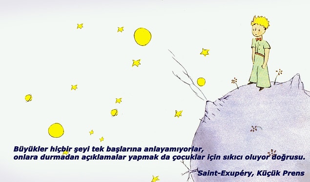 Senin cümlen Küçük Prens'ten...
