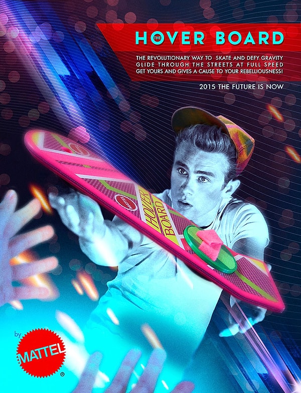 6. James Dean ve Hoverboard ikilisi