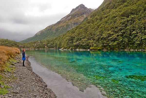 7. Mavi Göl, Yeni Zelanda