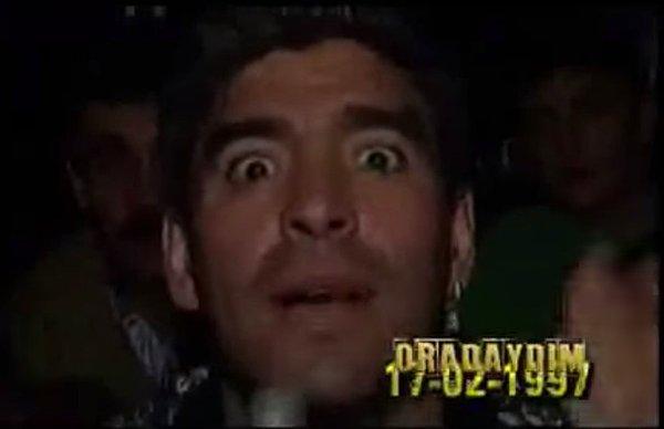 15. "Maraba Televole Ahahahah!!11!!1" Maradona'dan çıkan bu söz tüm zamanların fenomenidir.
