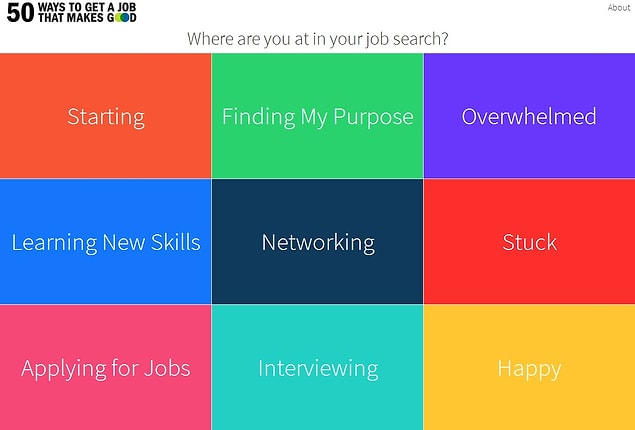 18. 50 Ways to Get a Job About