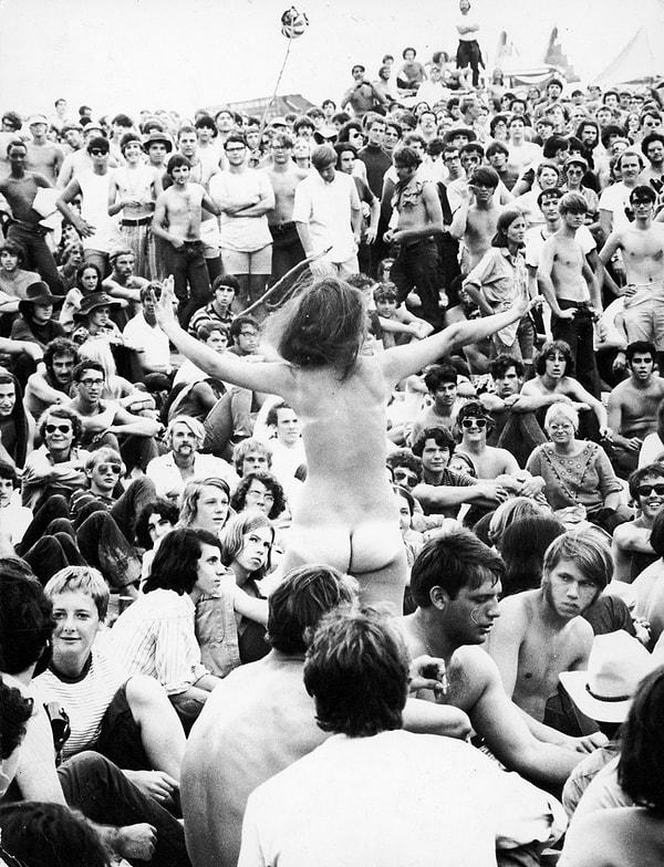19. Çıplaklık Woodstock'ta bir tabu değildi.