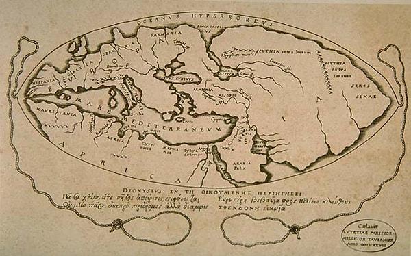 4. Posidonius'un haritası (M.Ö. 150-130)