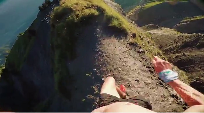 Dağın Sırtında Delice Koşan Çılgın Adam