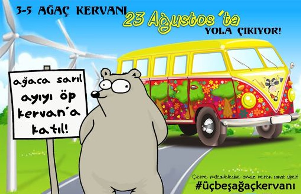 Üç Beş Ağaç Kervanı Yola Çıkıyor