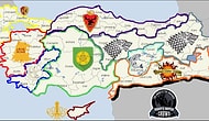 Game of Thrones Haneleri Türkiye'de olsaydı Ne Olurdu?Haritamız Nasıl Değişirdi?