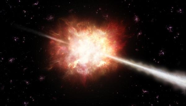 7. Kaydedilmiş en güçlü süpernova patlaması 170.000 ışık yılı uzaklıkta 23 Şubat 1987'de görülmüştür.