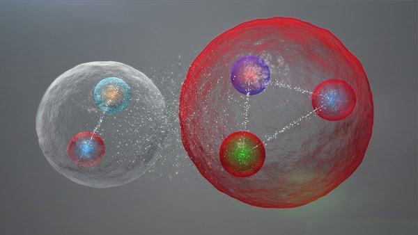1. Bilim insanları 'pentakuark' adı verilen yeni bir atom altı parçacığı keşfetti