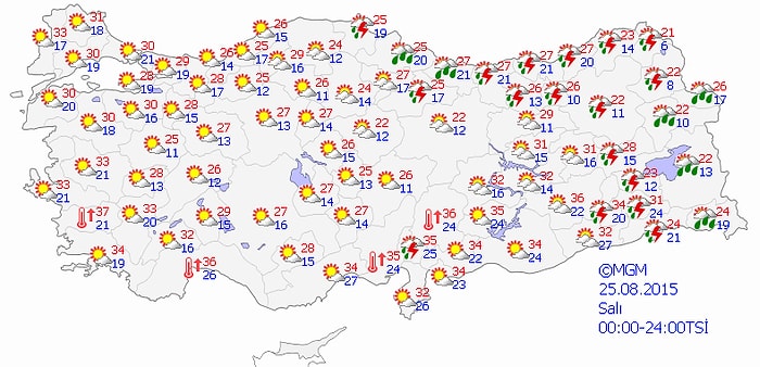 Meteoroloji'den 'Kuvvetli Yağış' Uyarısına Dikkat