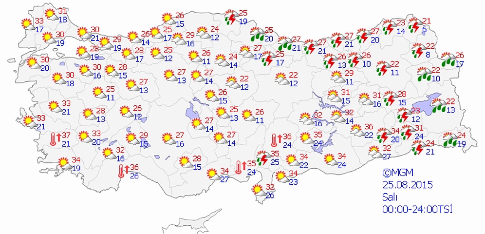 Meteoroloji'den 'Kuvvetli Yağış' Uyarısına Dikkat