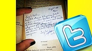 Sahaftan Alınan Kitaptan Çıkan Esrarengiz Not ve Twitter'da Başlayan Goygoy