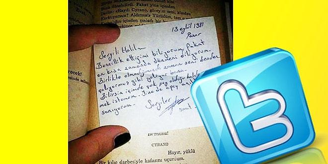 Sahaftan Alınan Kitaptan Çıkan Esrarengiz Not ve Twitter'da Başlayan Goygoy