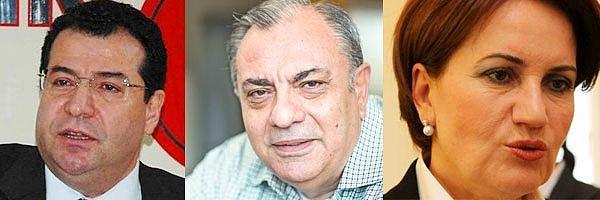 MHP: Kenan Tanrıkulu, Tuğrul Türkeş, Meral Akşener