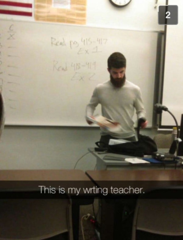 13. Наш учитель по правописанию.