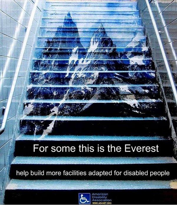 5. “Bazılarının Everest Dağı bu. Engelliler için daha fazla kolaylığa ihtiyaç var”