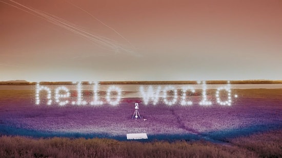 Drone Navigasyon Sistemi ile Işık Boyama Sanatı Farklı Bir Boyuta Geçiyor