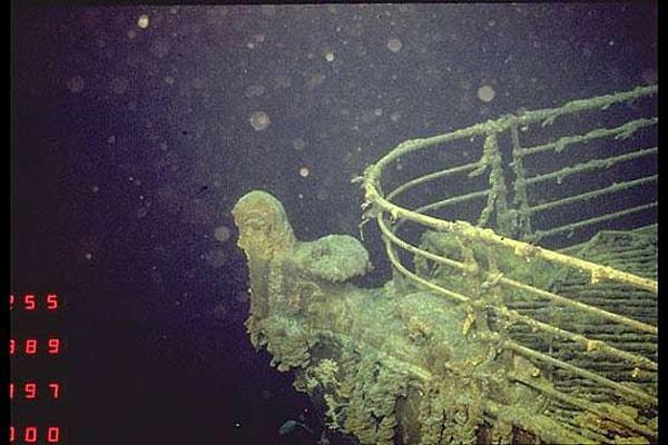 İşte Titanik gemisinden geriye kalan görüntüler...