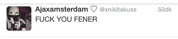 Bir Ajax taraftarından Fenerbahçe'ye karşı bu tweet geldi: