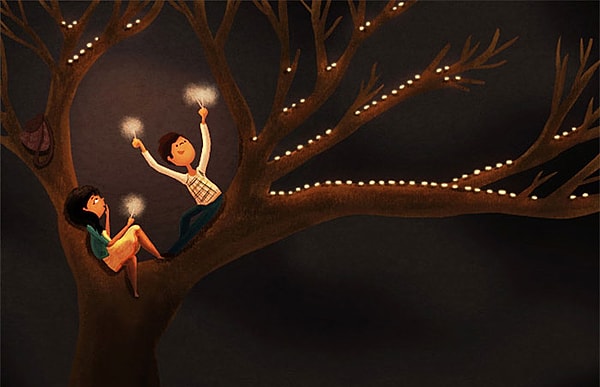 Когда вы вместе зажгли свечи.