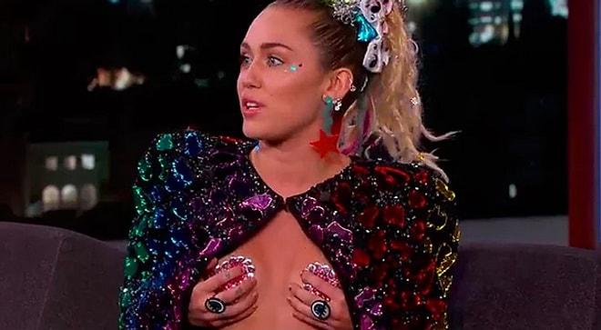 "Memelere Özgürlük Kampanyası"na Desteğiyle Jimmy Kimmel'ı Bile Şaşırtan Ünlü: Miley Cyrus