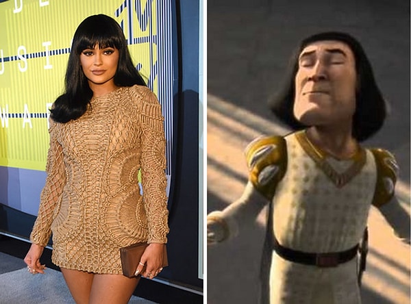 23. Лорд Фаркуад из мультфильма "Шрек" (Кайли Дженнер)