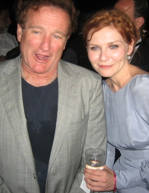 Jumanji'nin yıldızları Robin Williams ve Kirsten Dunst yaklaşık yirmi yıl sonra birlikteler.