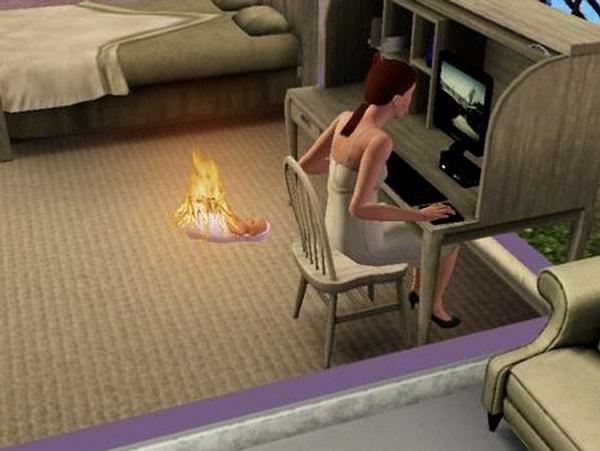 5. Ve bebeğim cayır cayır yanarken ben umursamadan bilgisayara bakıyorum ÇÜNKÜ NEDEN OLMASIN???